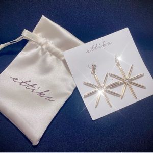 Ettika Starburst Earrings NWT